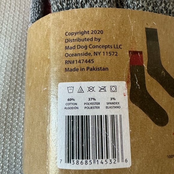 NWT Thermal Socks by Hot Feet-2 pair of Men's All-Weather Heavy Duty Crew Socks - Picture 4 of 9